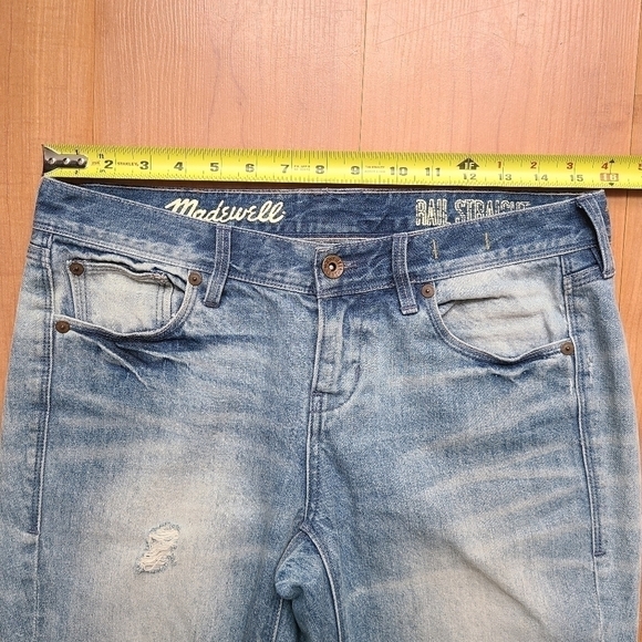 MADEWELL Rail Straight Cropped Jeans - Picture 8 of 13
